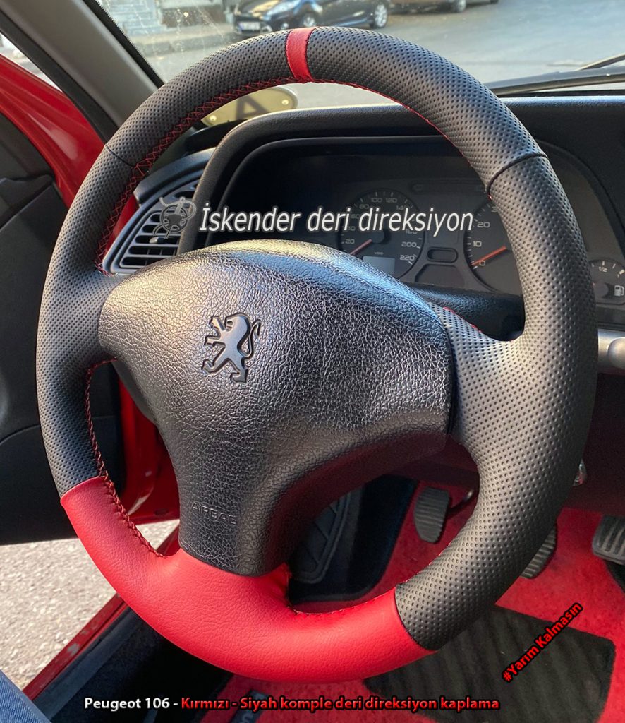 Peugeot 106 deri direksiyon kılıfı