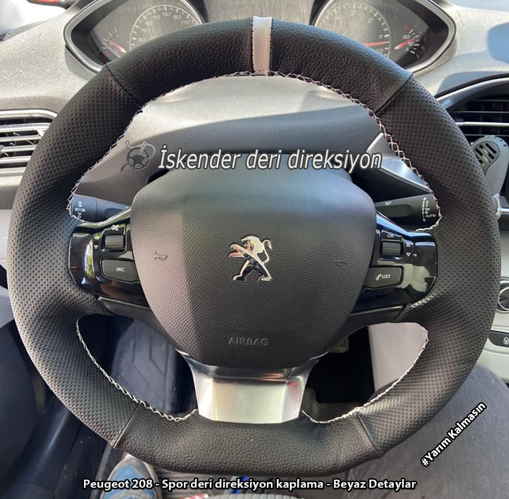 Peugeot 208 deri direksiyon kaplama