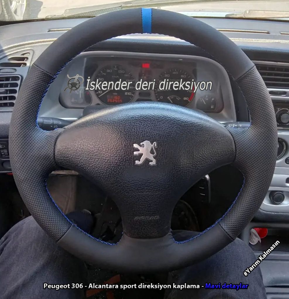 Peugeot 306 deri direksiyon kılıfı