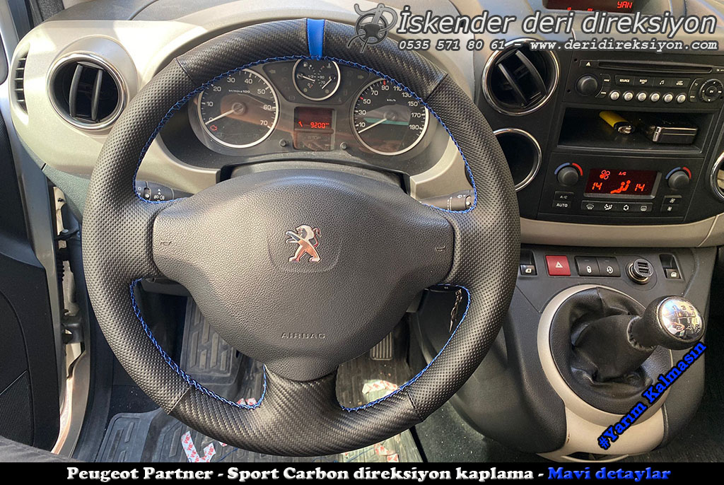 Peugeot Partner deri direksiyon kaplama