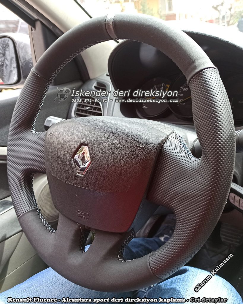 Renault Fluence deri direksiyon kaplama