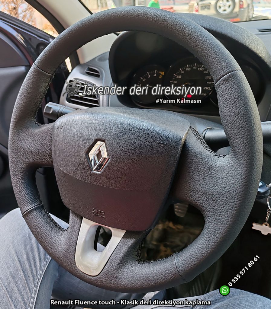 Renault Fluence deri direksiyon kaplama