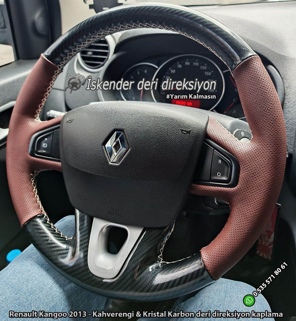 Renault Kangoo deri direksiyon kılıfı
