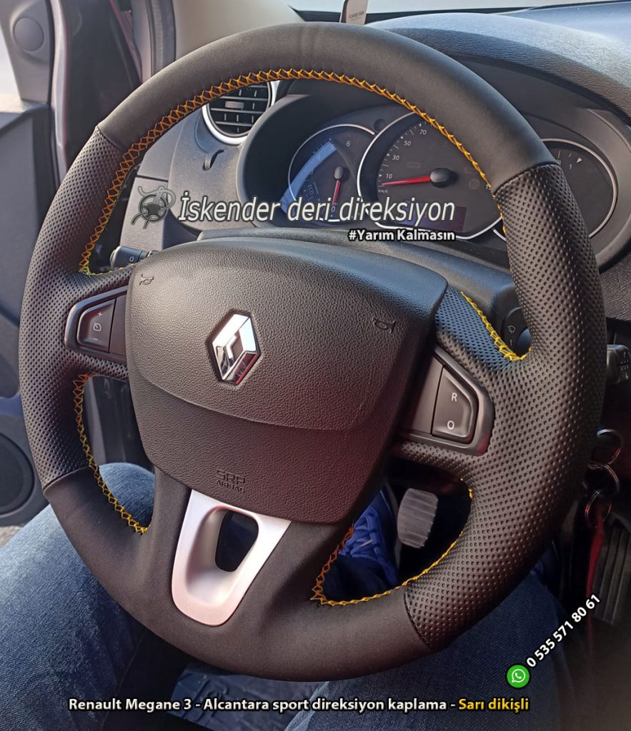 Renault Fluence deri direksiyon kaplama