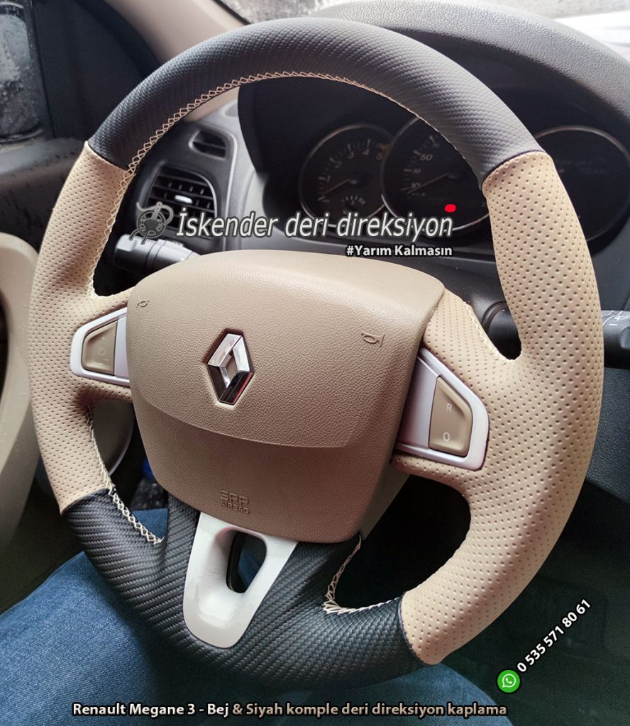 Renault Fluence deri direksiyon kaplama