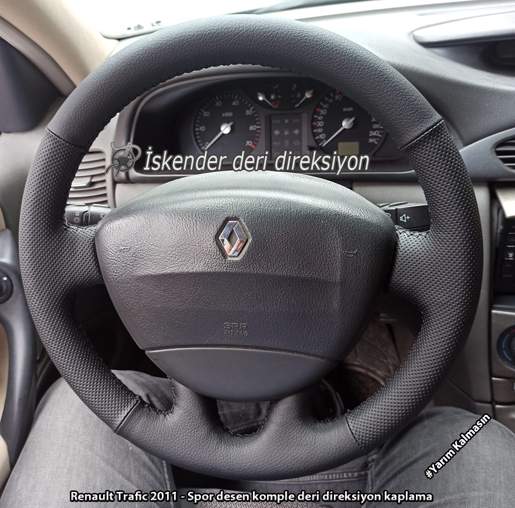 Renault Trafic deri direksiyon kılıfı