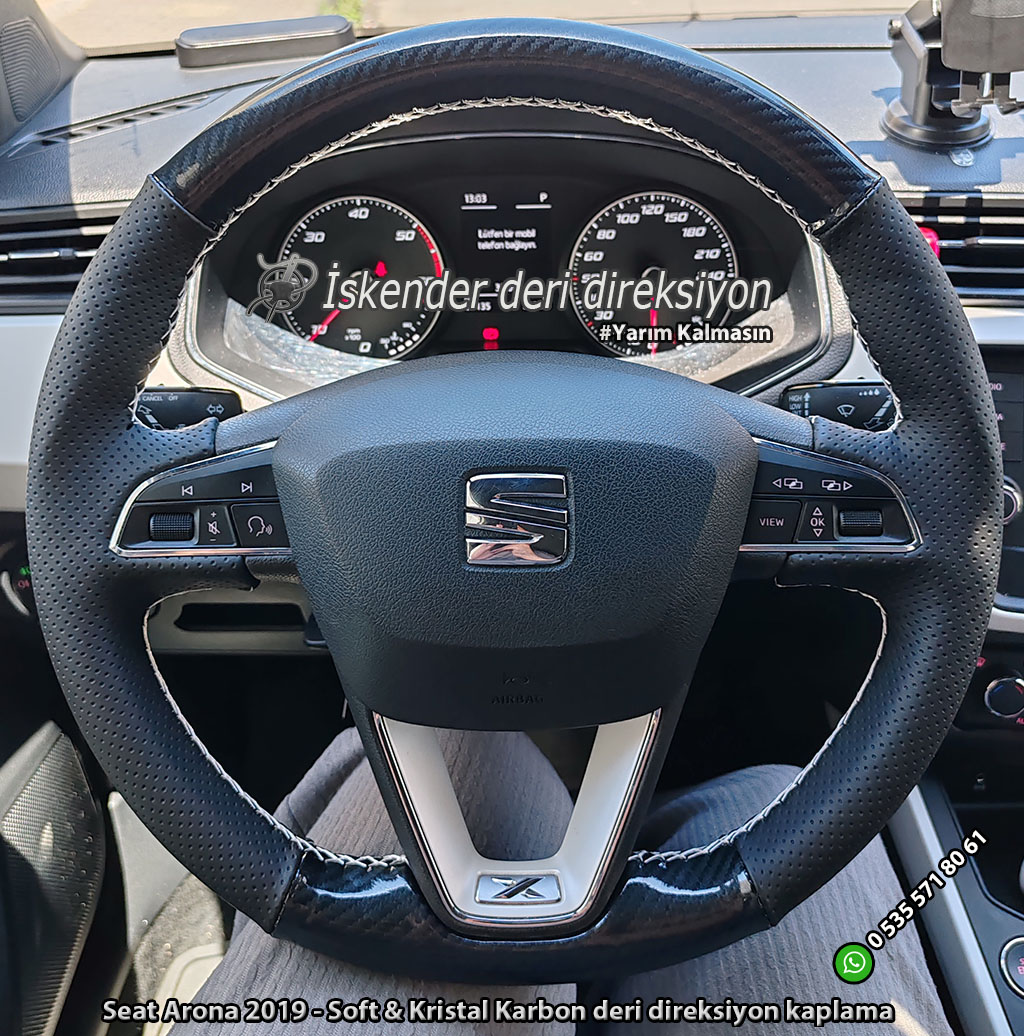 Seat ibiza deri direksiyon kılıfı