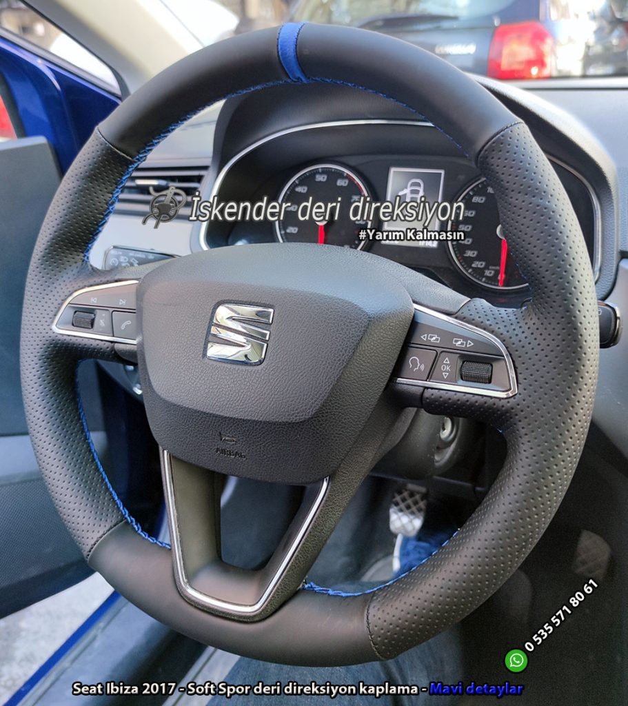 Seat ibiza deri direksiyon kılıfı
