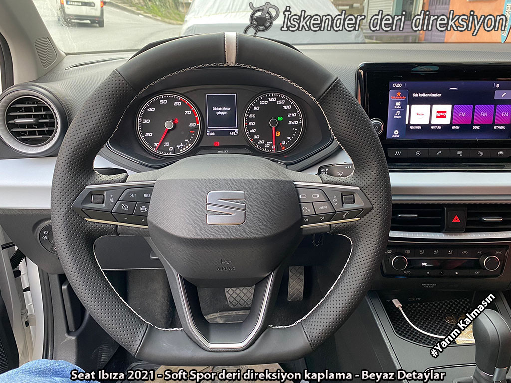 Seat ibiza deri direksiyon kılıfı