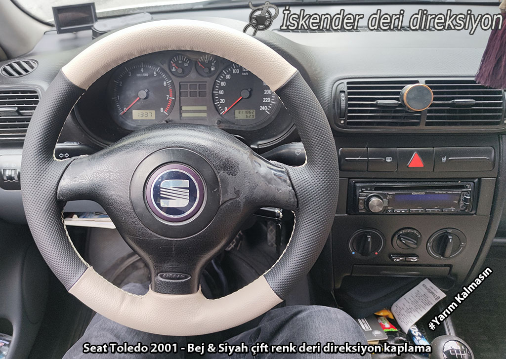 Seat Toledo deri direksiyon kılıfı
