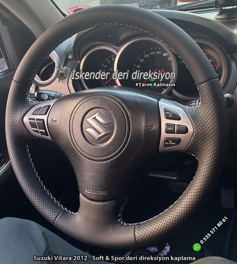 Suzuki deri direksiyon kılıfı