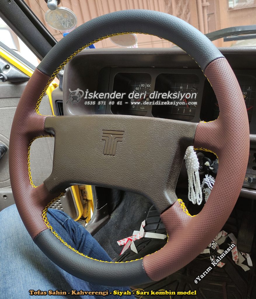 Tofaş Sahin deri direksiyon kaplama
