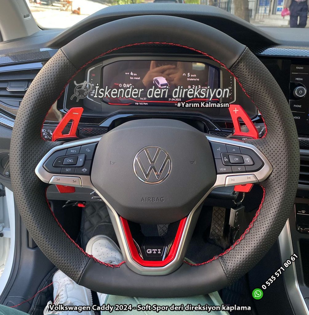 Volkswagen Caddy deri direksiyon kaplama