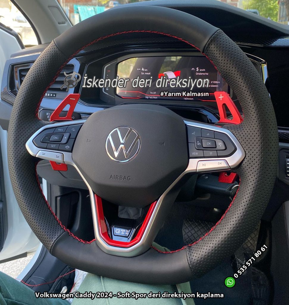 Volkswagen Caddy deri direksiyon kaplama